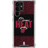 NBA Miami Heat Elephant Print Galaxy S24 Ultra Clear Case