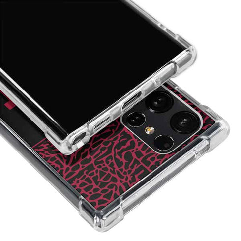 NBA Miami Heat Elephant Print Galaxy S24 Ultra Clear Case