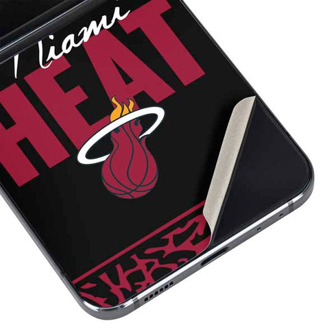 NBA Miami Heat Elephant Print Galaxy Z Flip5 5G Skin
