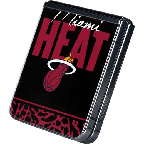NBA Miami Heat Elephant Print Galaxy Z Flip5 5G Skin