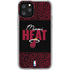 NBA Miami Heat Elephant Print iPhone 11 Pro Clear Case