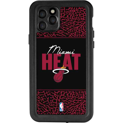 NBA Miami Heat Elephant Print iPhone 11 Pro Waterproof Case