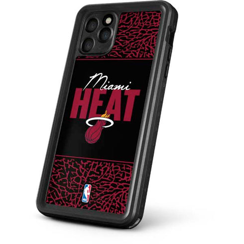 NBA Miami Heat Elephant Print iPhone 11 Pro Waterproof Case
