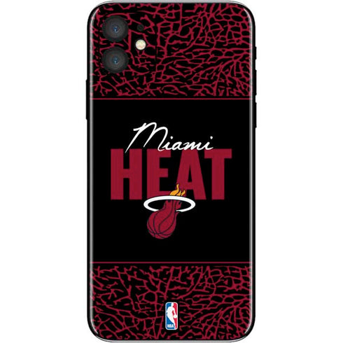 NBA Miami Heat Elephant Print iPhone 11 Skin
