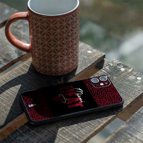 NBA Miami Heat Elephant Print iPhone 11 Skin