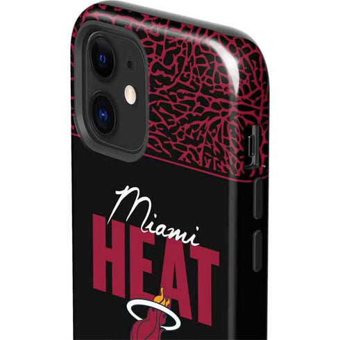 NBA Miami Heat Elephant Print iPhone 12 Impact Case