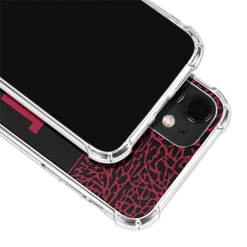 NBA Miami Heat Elephant Print iPhone 12 Mini Clear Case