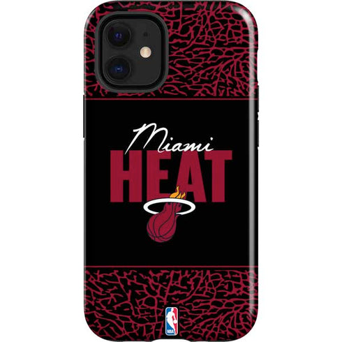 NBA Miami Heat Elephant Print iPhone 12 Mini Impact Case