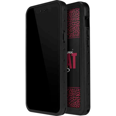 NBA Miami Heat Elephant Print iPhone 12 Mini Waterproof Case