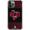 NBA Miami Heat Elephant Print iPhone 12 Pro Clear Case