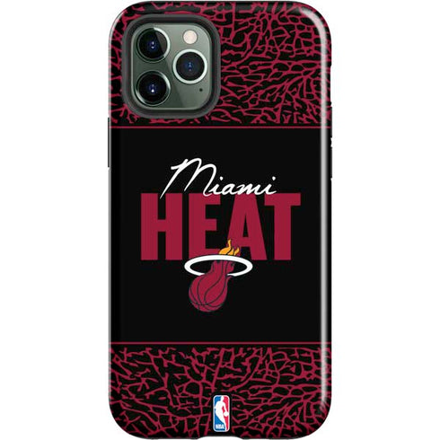 NBA Miami Heat Elephant Print iPhone 12 Pro Impact Case