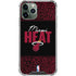 NBA Miami Heat Elephant Print iPhone 12 Pro Max Clear Case