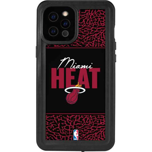 NBA Miami Heat Elephant Print iPhone 12 Pro Max Waterproof Case