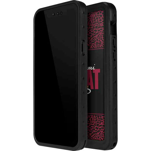 NBA Miami Heat Elephant Print iPhone 12 Pro Waterproof Case