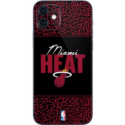 NBA Miami Heat Elephant Print iPhone 12 Skin