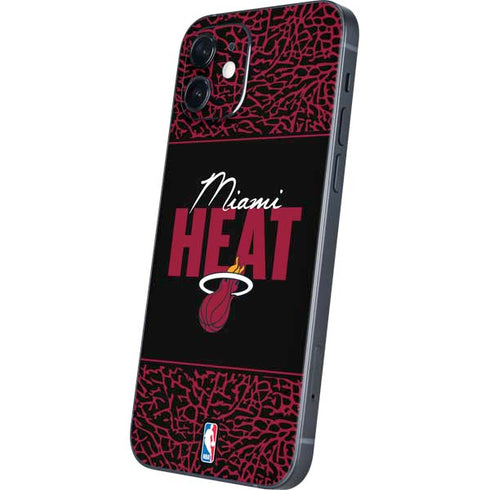 NBA Miami Heat Elephant Print iPhone 12 Skin