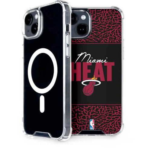 NBA Miami Heat Elephant Print iPhone 13 MagSafe Case