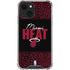 NBA Miami Heat Elephant Print iPhone 13 Mini Clear Case