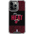 NBA Miami Heat Elephant Print iPhone 13 Pro Clear Case