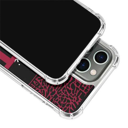 NBA Miami Heat Elephant Print iPhone 13 Pro Clear Case