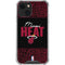 NBA Miami Heat Elephant Print iPhone 14 Clear Case