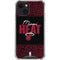 NBA Miami Heat Elephant Print iPhone 15 Plus Clear Case