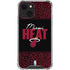 NBA Miami Heat Elephant Print iPhone 15 Plus Clear Case