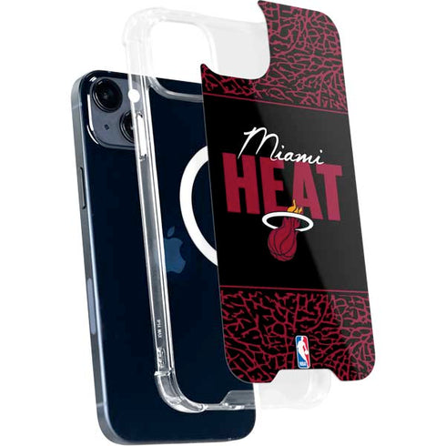 NBA Miami Heat Elephant Print iPhone 15 Plus MagSafe Case