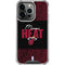 NBA Miami Heat Elephant Print iPhone 14 Pro Clear Case