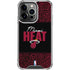 NBA Miami Heat Elephant Print iPhone 14 Pro Clear Case
