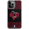 NBA Miami Heat Elephant Print iPhone 14 Pro Max Clear Case