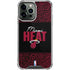 NBA Miami Heat Elephant Print iPhone 14 Pro Max Clear Case