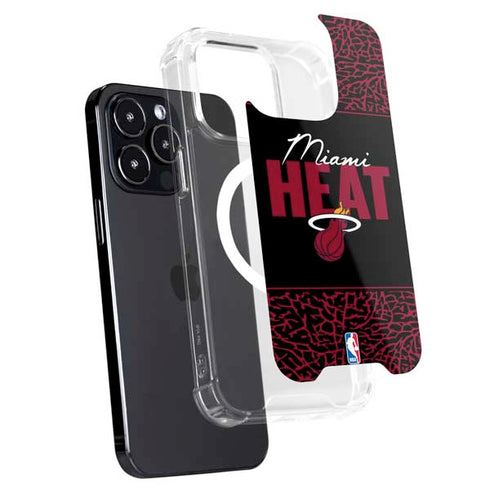 NBA Miami Heat Elephant Print iPhone 15 Pro Max MagSafe Case