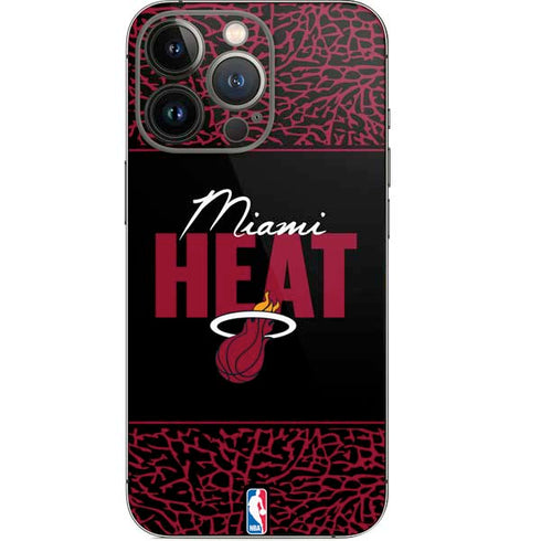 NBA Miami Heat Elephant Print iPhone 15 Pro Skin