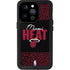 NBA Miami Heat Elephant Print iPhone 14 Pro Waterproof Case