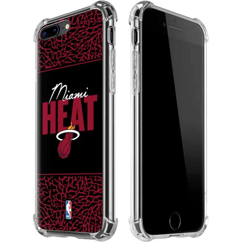 NBA Miami Heat Elephant Print iPhone 7/8 Plus Clear Case