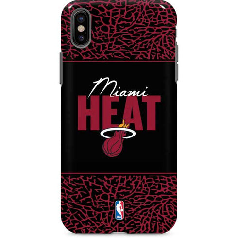 NBA Miami Heat Elephant Print iPhone 8 Pro Case