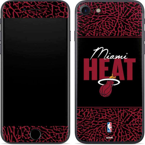NBA Miami Heat Elephant Print iPhone 8 Skin