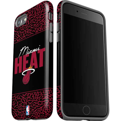NBA Miami Heat Elephant Print iPhone SE (2nd & 3rd Gen) Pro Case