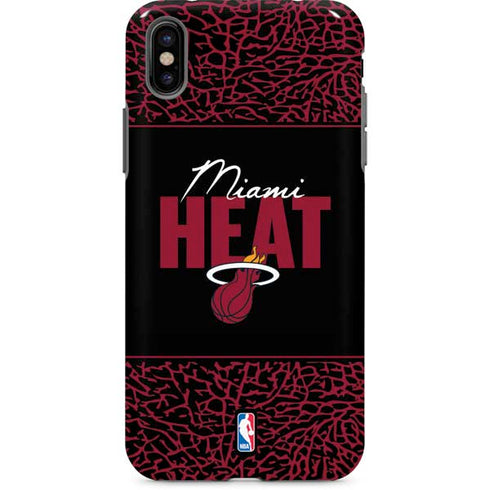 NBA Miami Heat Elephant Print iPhone X Pro Case