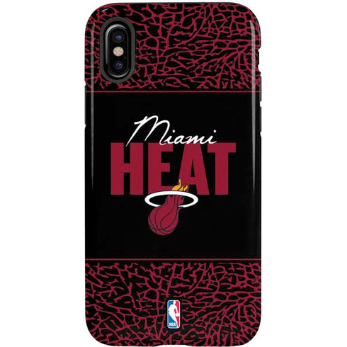 NBA Miami Heat Elephant Print iPhone XS Pro Case