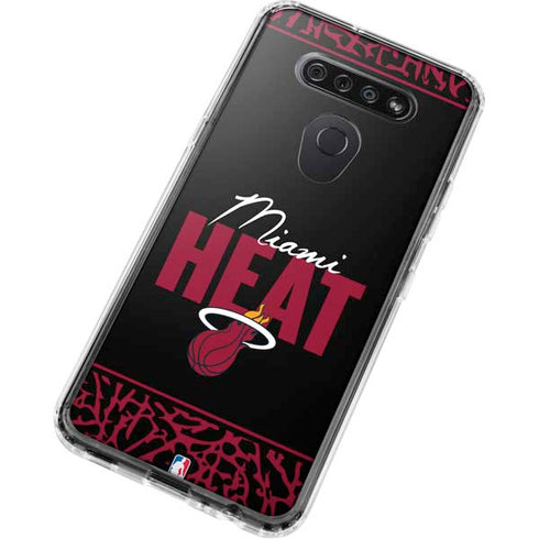 NBA Miami Heat Elephant Print LG K51/Q51 Clear Case