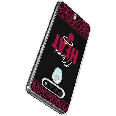 NBA Miami Heat Elephant Print LG Stylo 6 Clear Case