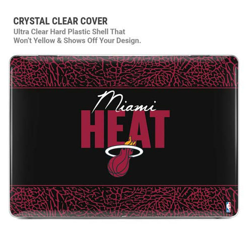 NBA Miami Heat Elephant Print MacBook Air 13in M1 (2021) Case plus Skin