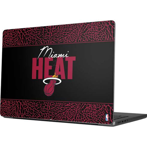 NBA Miami Heat Elephant Print MacBook Pro 14in (2021-24) Skin