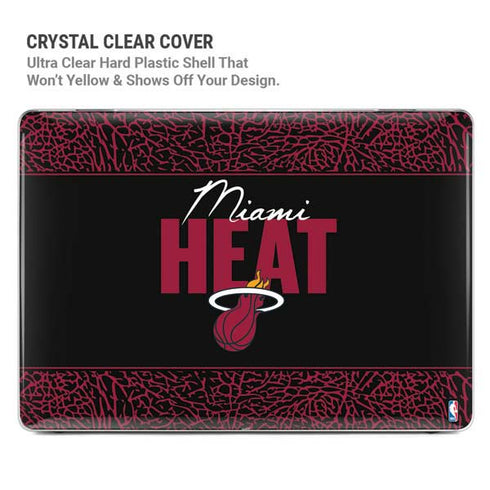 NBA Miami Heat Elephant Print MacBook Pro 16in (2021-25) Case plus Skin