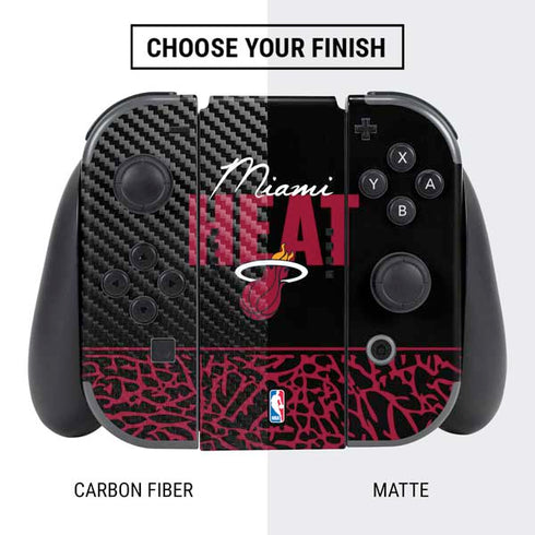 NBA Miami Heat Elephant Print Nintendo Switch Bundle Skin