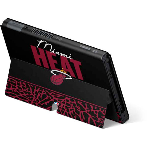 NBA Miami Heat Elephant Print Nintendo Switch OLED (2021) Skin