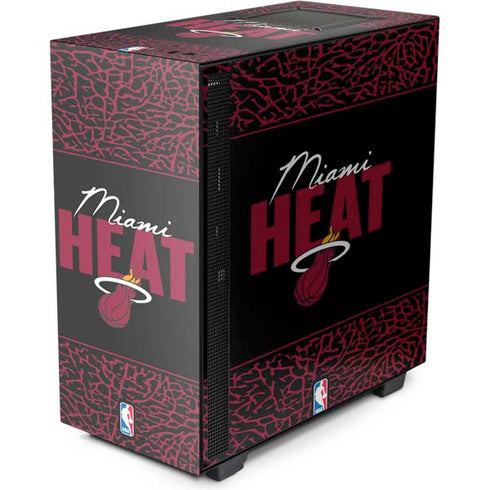 NBA Miami Heat Elephant Print NZXT H510 Compact ATX Mid-Tower Case Skin