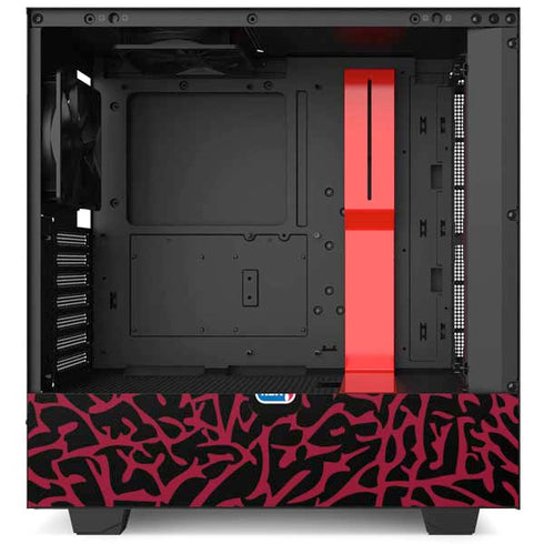 NBA Miami Heat Elephant Print NZXT H510 Compact ATX Mid-Tower Case Skin